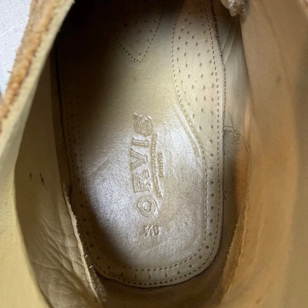 Orvis Suede Chukka Boots Mens 9.5 Brown Crepe Sole Made in Brazil